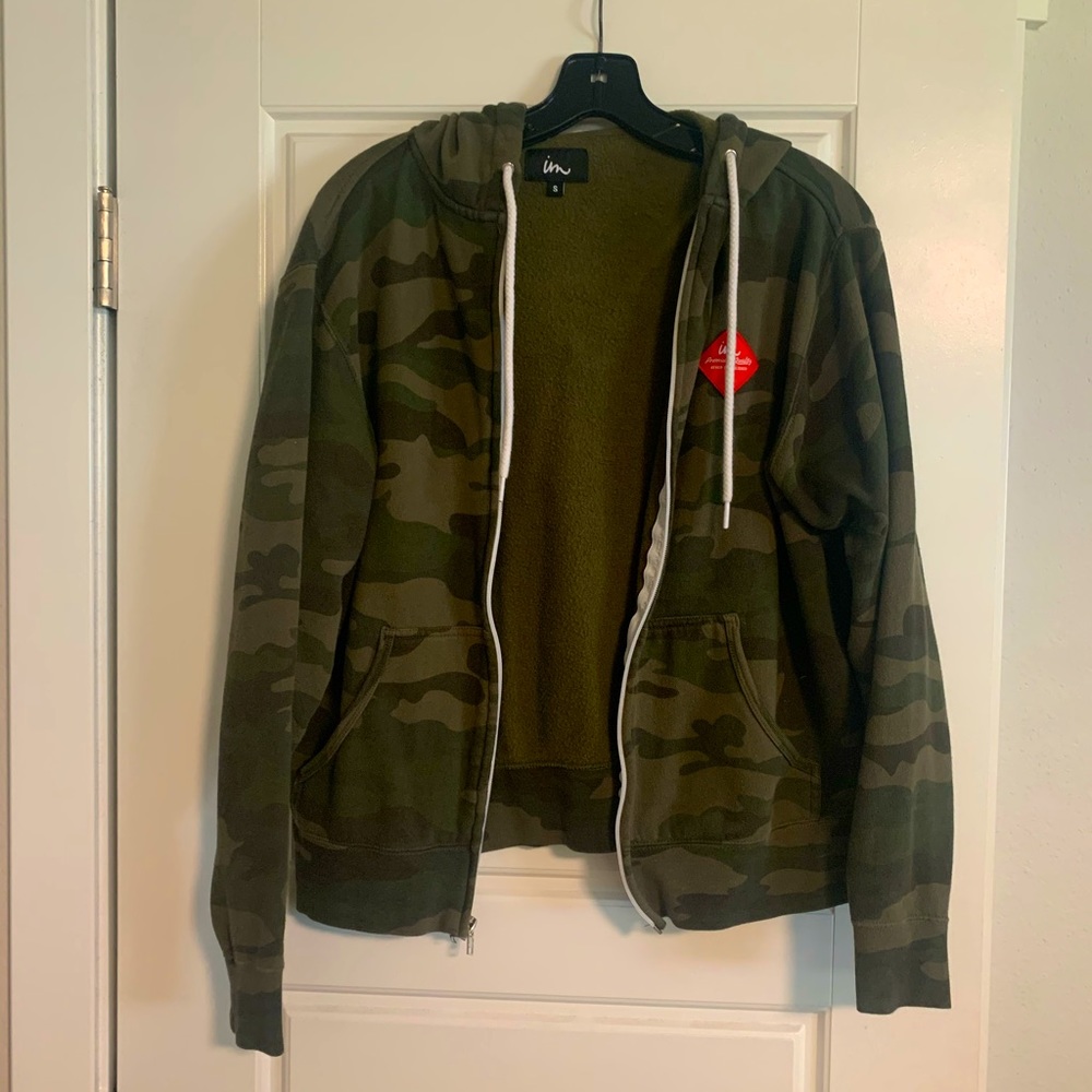 Imperial Motion Camo Zip up Hoodie